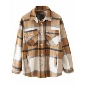 Mustard plaid jacket